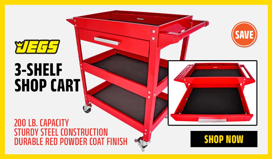 Shop Carts, Rolling Tool Boxes + Other Workstation Solutions JEGS